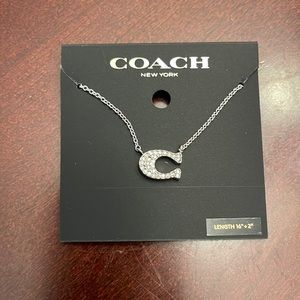 Coach Pave Signature Necklace